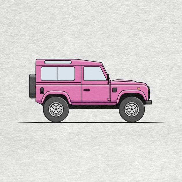 Land Rover Defender - Pink by JingleSnitch